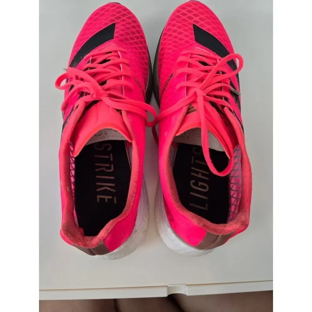 Adidas Adizero Women’s US 9.5 Pink Coral Running Shoes Athleisure Performance